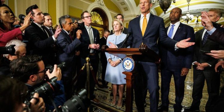 Senate Republicans plot longer-term funding bill as government shutdown continues