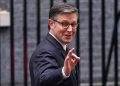 House Speaker Mike Johnson tells British Parliament he came to ‘calm the waters’